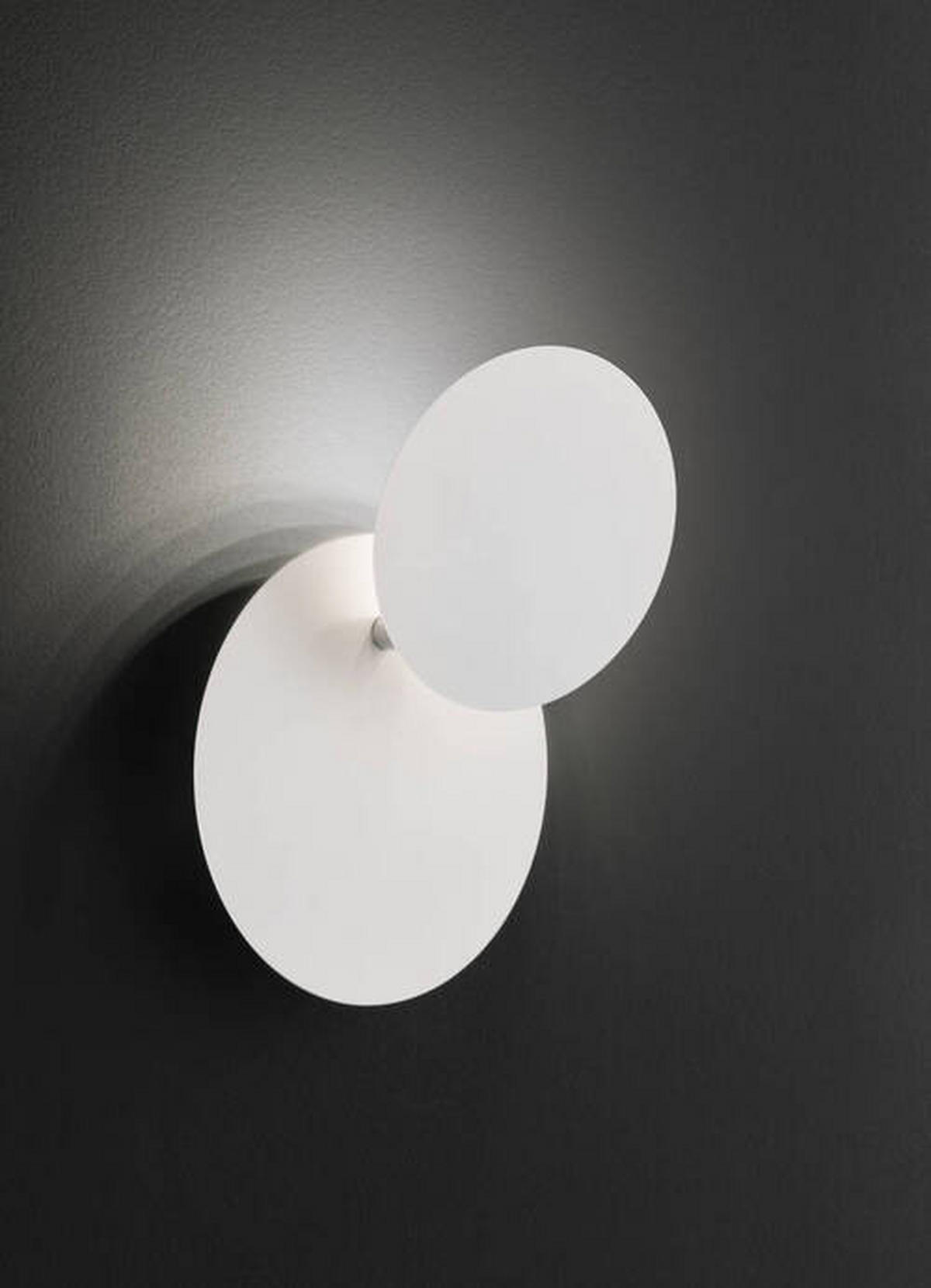 Aplică De Perete Cu Led 18/6,5 cm    - alb, Basics, plastic/metal (18/6,5cm) - Wofi