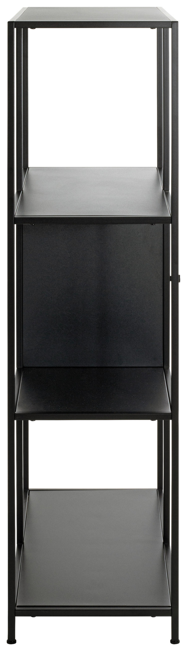 REGAL Schwarz  - Schwarz, Design, Metall (80/134/37cm)