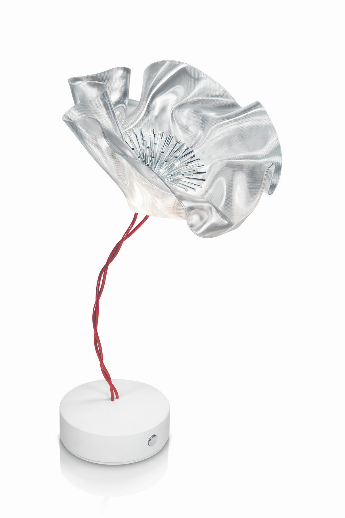 LED-TISCHLEUCHTE Prisma 15/15/26 cm   - Transparent, Design, Kunststoff/Metall (15/15/26cm) - Slamp
