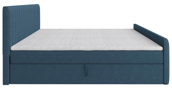 BOXBETT 180/200 cm  in Blau  - Blau/Schwarz, Basics, Kunststoff/Textil (180/200cm) - Carryhome