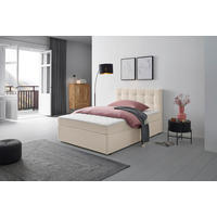 BOXBETT 140/200 cm  in Graphitfarben  - Graphitfarben, Modern, Holz/Textil (140/200cm) - MID.YOU