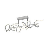 DECKENLEUCHTE 8,60 W    82/21/30 cm  - Silberfarben, Design, Metall (82/21/30cm)