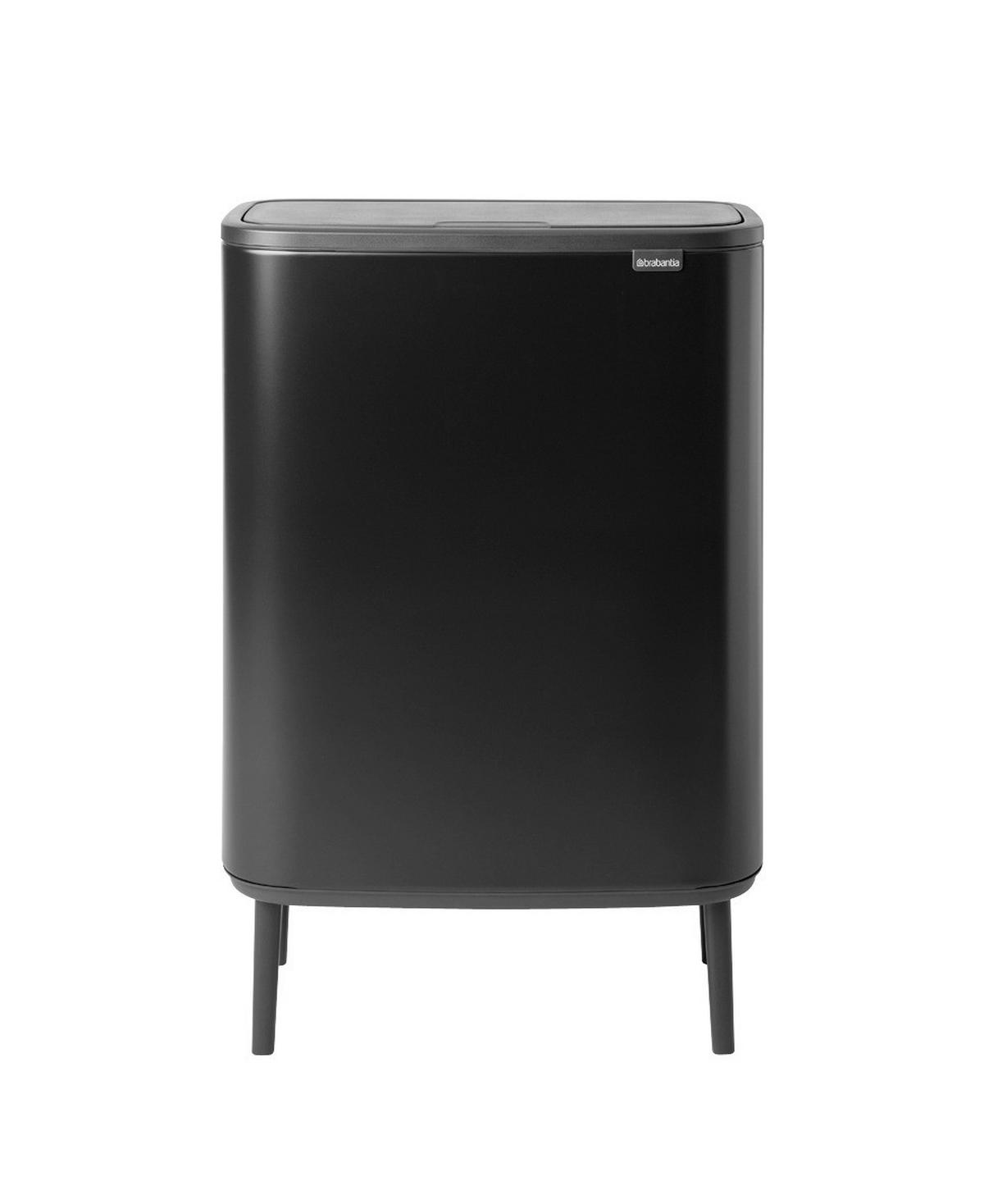 KOŠ ZA SMETI - črna, Basics, kovina/umetna masa (54.5/81.5/31.2cm) - Brabantia