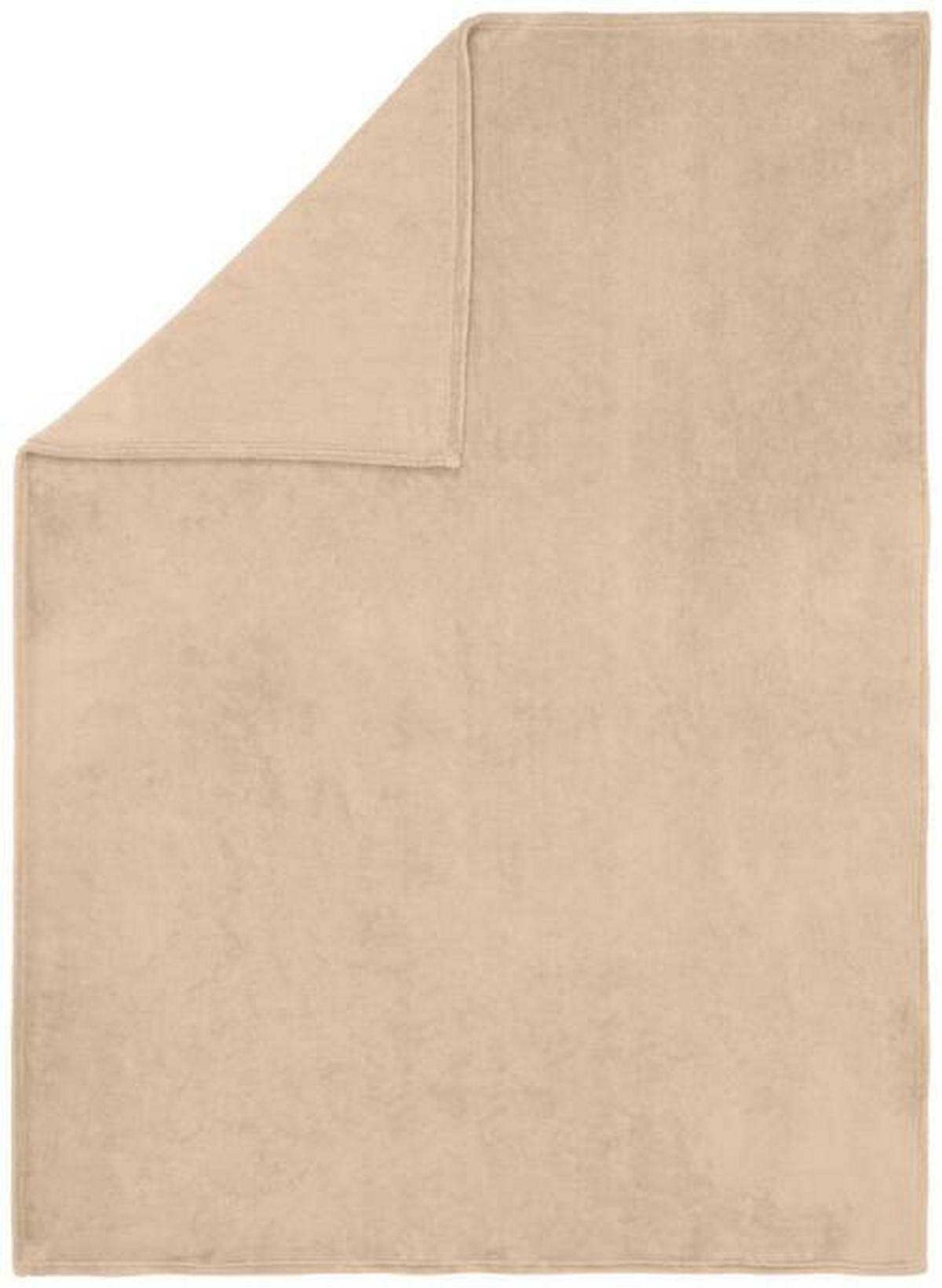 WOHNDECKE 140/190 cm  - Taupe, Basics, Textil (140/190cm) - Novel