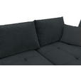 ECKSOFA Anthrazit Cord  - Anthrazit/Schwarz, KONVENTIONELL, Holz/Textil (298/202cm) - Carryhome