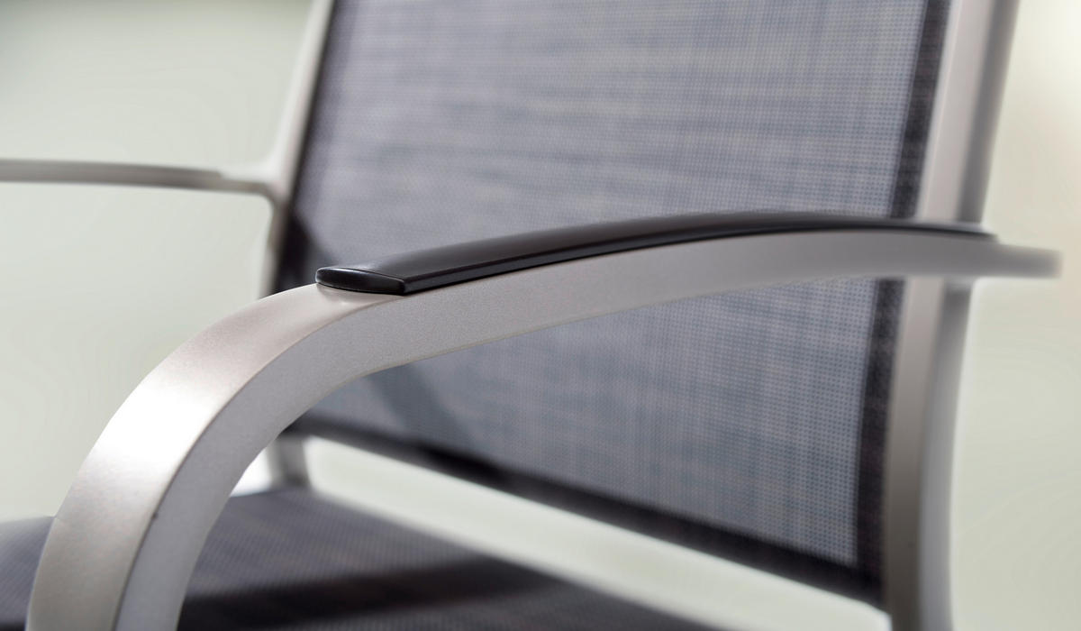 STAPELSESSEL Metall, Textil Grau  - Grau, Basics, Textil/Metall (61/98/57cm) - Sieger