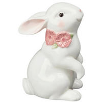 DEKOHASE - Pink/Weiß, LIFESTYLE, Keramik (8,2/14,6/10,1cm)