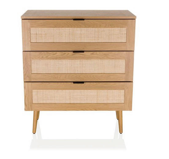 KOMMODE  in 80/90/40 cm  - Eichefarben/Schwarz, MODERN, Holzwerkstoff (80/90/40cm) - MID.YOU