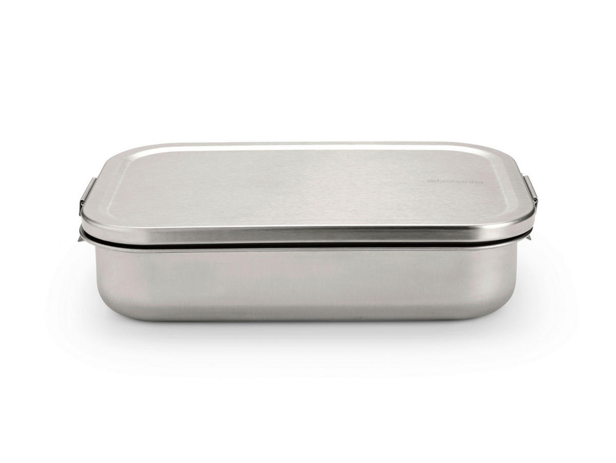 ÉTELTÁROLÓ DOBOZ  2 l  - ezüst, Basics, fém (26/17.4/6.3cm) - Brabantia