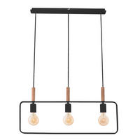 HÄNGLAMPA 70/6/110 cm  - svart, Design, metall (70/6/110cm)