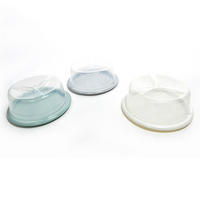 POSODA ZA SHRANJEVANJE PECIVA        30/12 cm      - svetlo modra/krem barve, Basics, umetna masa (30/12cm)