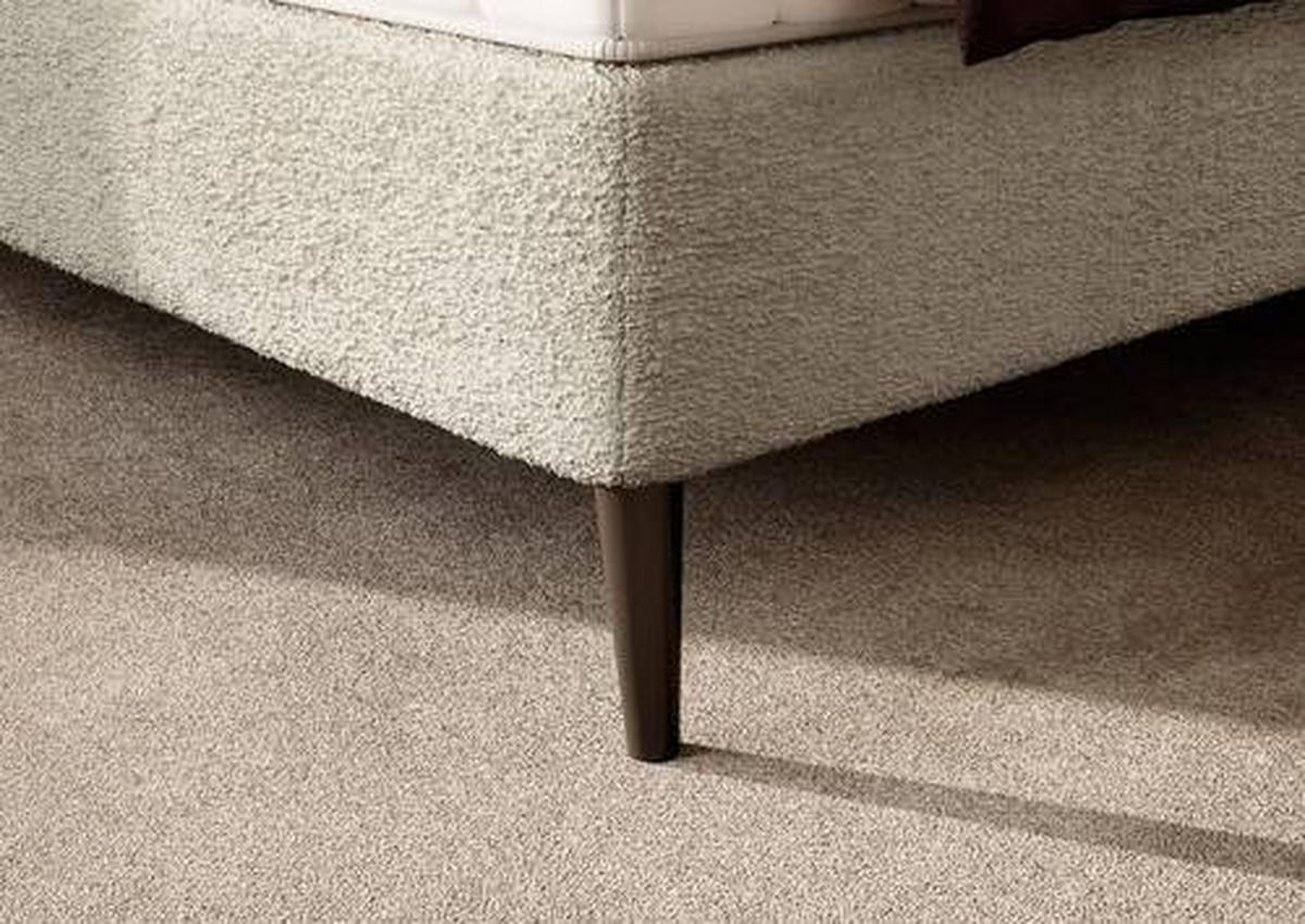BOXSPRINGBETT 160/200 cm  in Beige  - Beige/Schwarz, Design, Holz/Holzwerkstoff (160/200cm) - Esposa