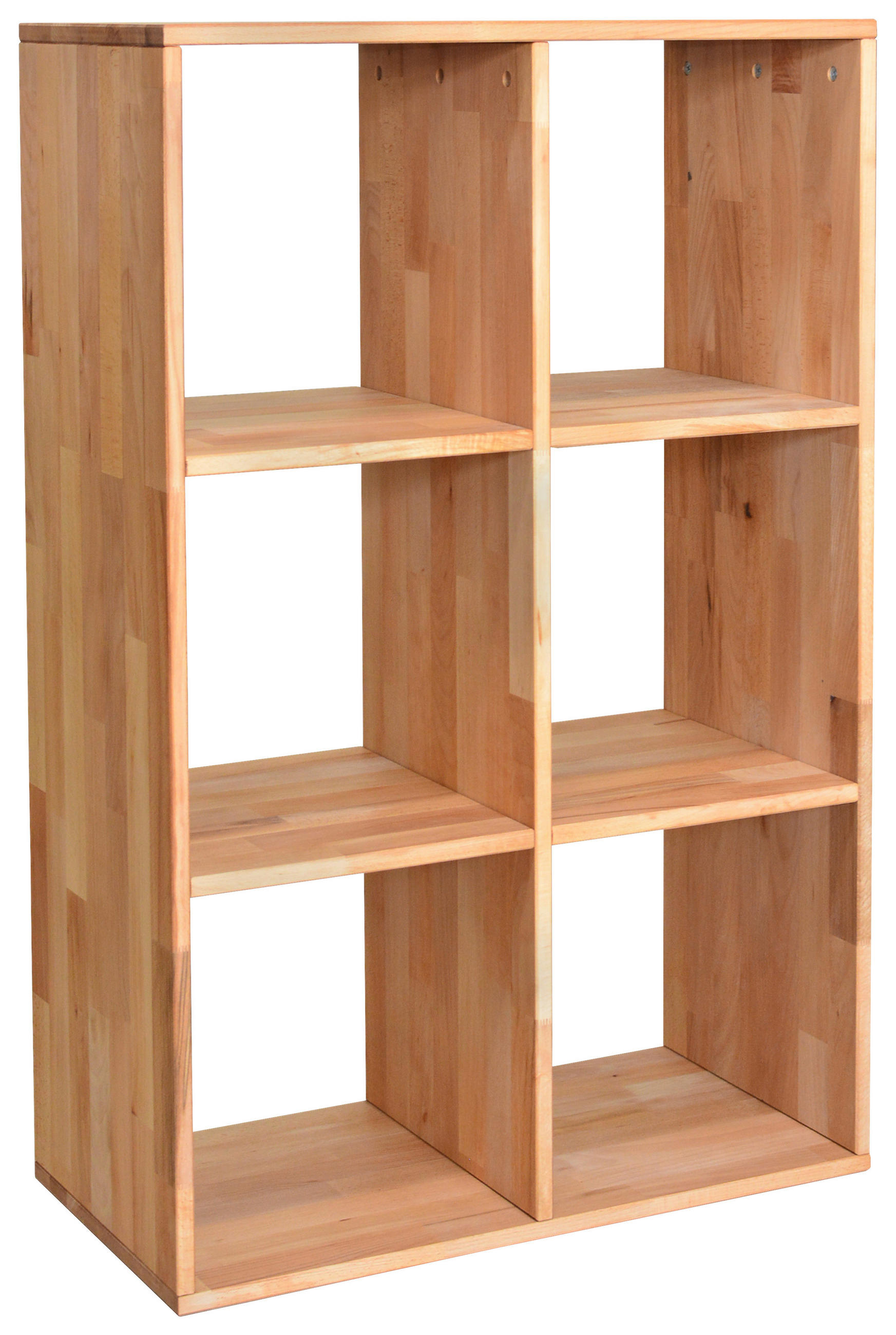 REGAL Kernbuche massiv Buchefarben  - Buchefarben, Natur, Holz (75,4/112,2/35cm) - Livetastic