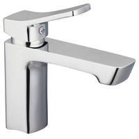 WASCHTISCHARMATUR 17,5/17,2/4,8 cm  - Chromfarben, Basics, Metall (17,5/17,2/4,8cm) - Schütte