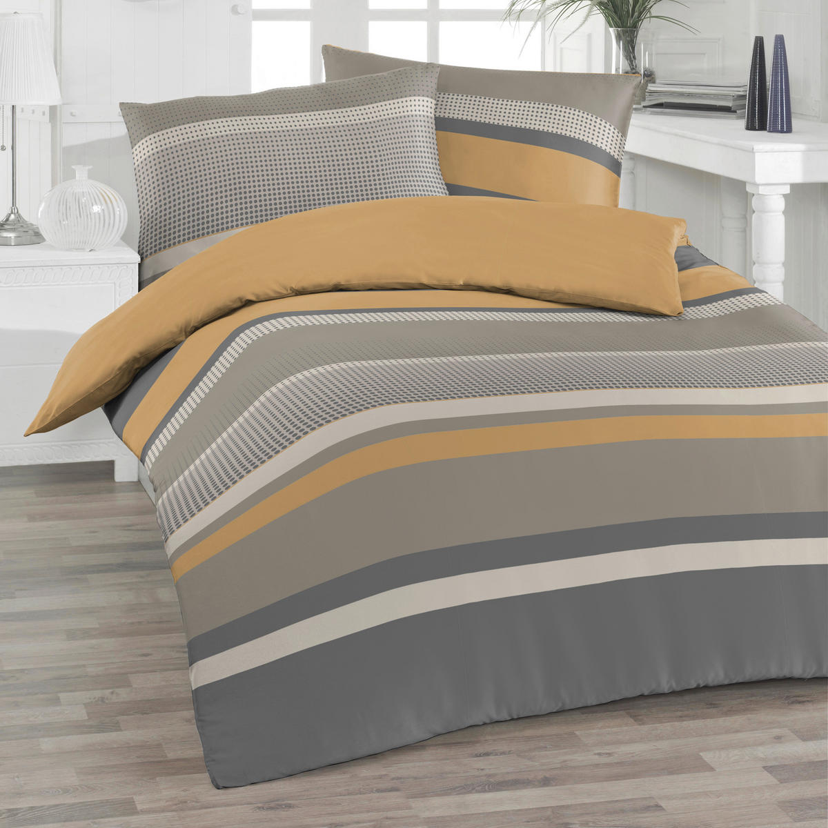 BETTWÄSCHE Flanell 200/200 cm  - Beige, Design, Textil (200/200cm) - Florella