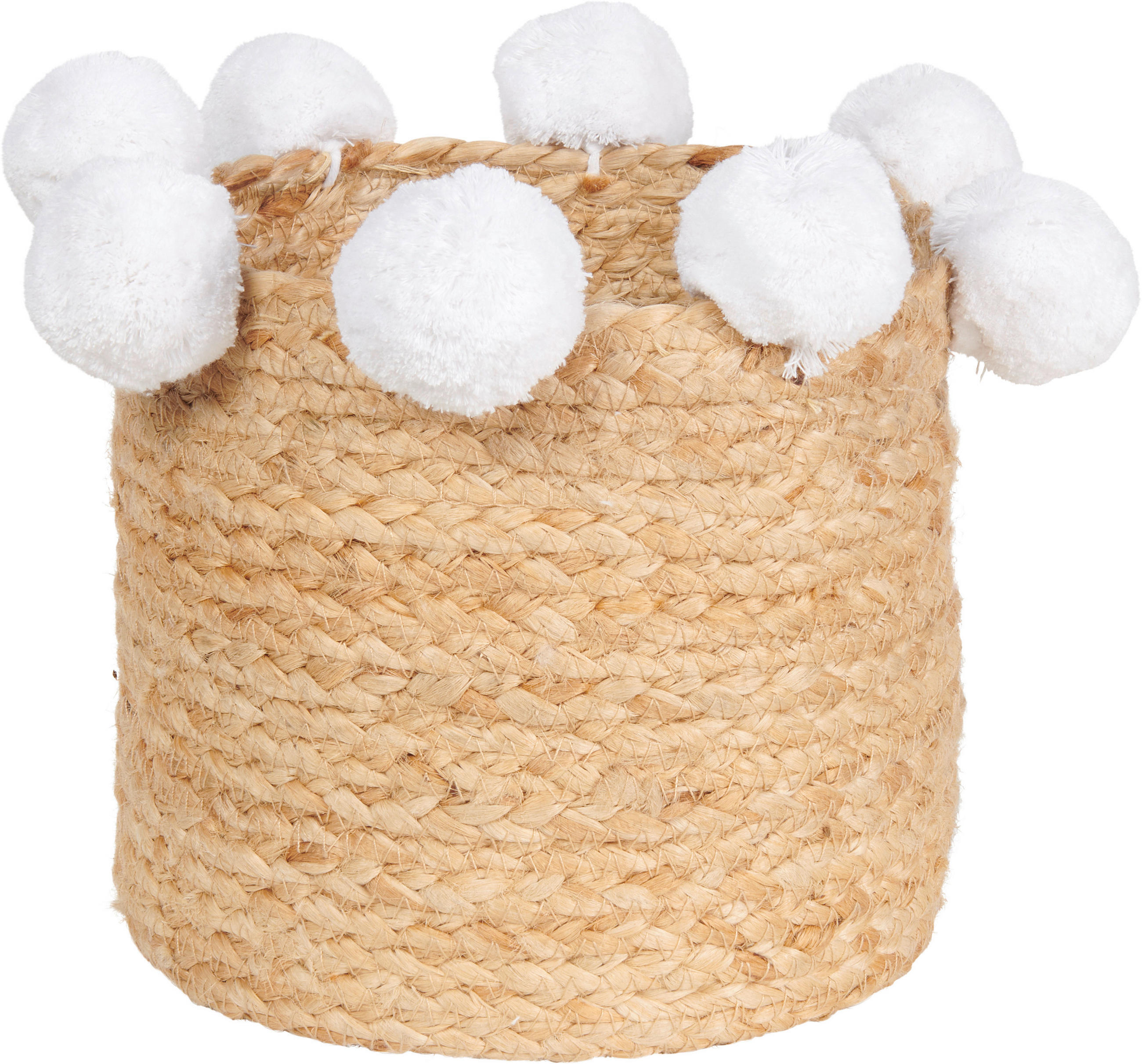 TÁROLÓKOSÁR  - natúr színű, Basics, textil (18/18cm) - Patinio