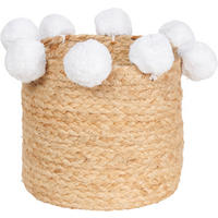 TÁROLÓKOSÁR  - natúr színű, Basics, textil (18/18cm) - Patinio