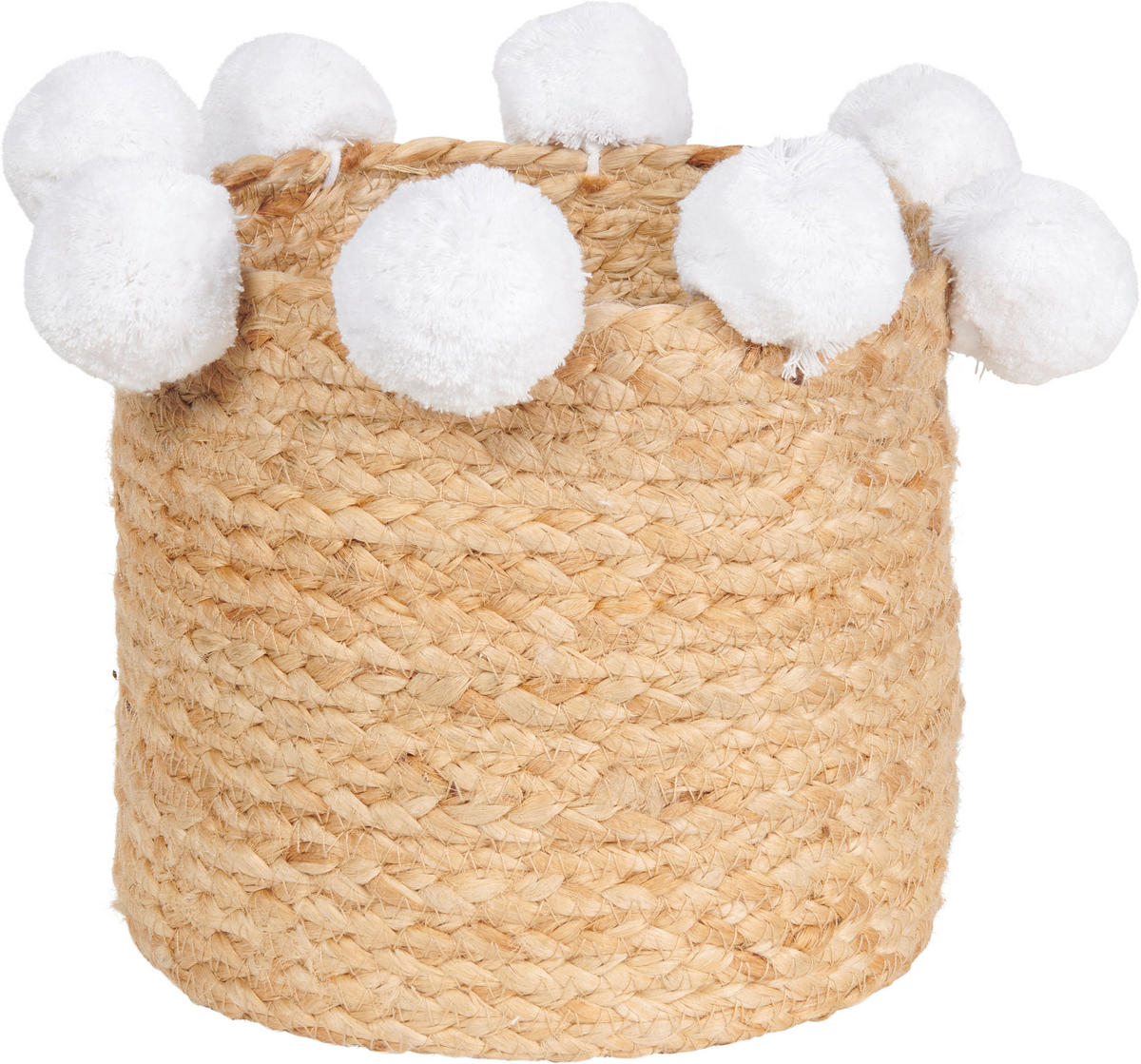 TÁROLÓKOSÁR  - natúr színű, Basics, textil (18/18cm) - Patinio