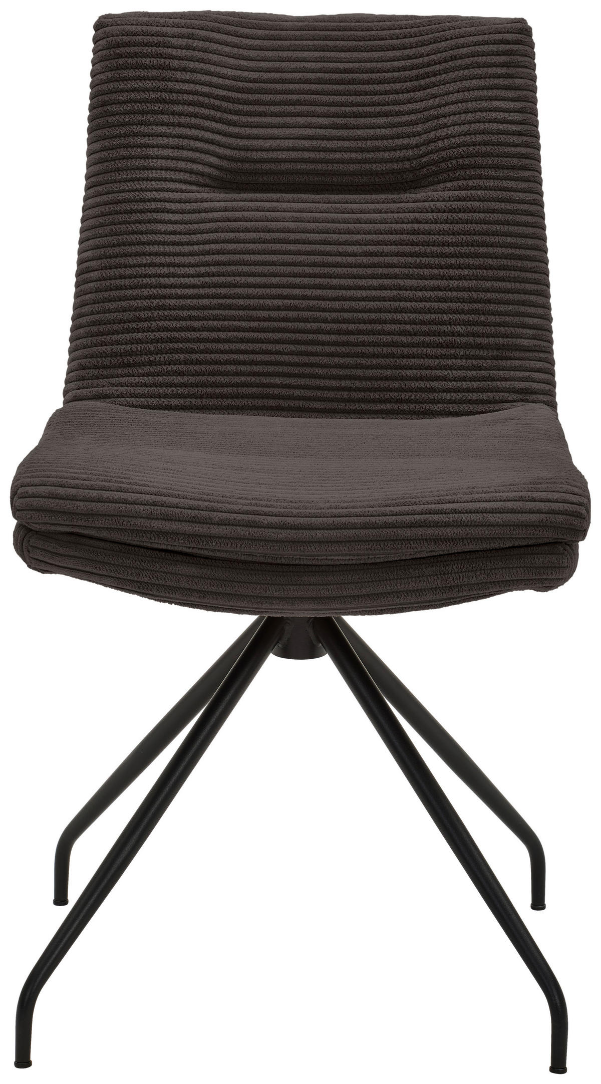 STUHL - Schwarz/Mokka, Design, Textil/Metall (50/85/64cm) - Musterring