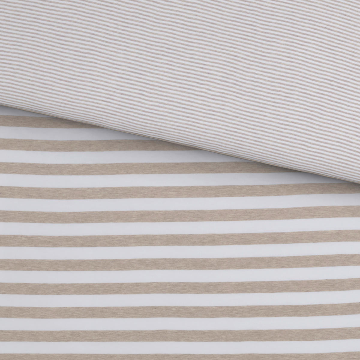 WENDEBETTWÄSCHE Jersey 200/200 cm  - Beige, KONVENTIONELL, Textil (200/200cm) - Bio:Vio