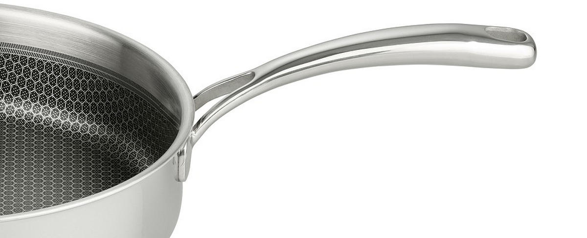 PÁNEV NA DUŠENÍ,  28 cm cm  - barvy nerez oceli, Basics, kov (28 cmcm) - ELO