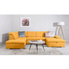 WOHNLANDSCHAFT Gelb  - Gelb/Grau, Design, Textil/Metall (173/328/215cm) - MID.YOU