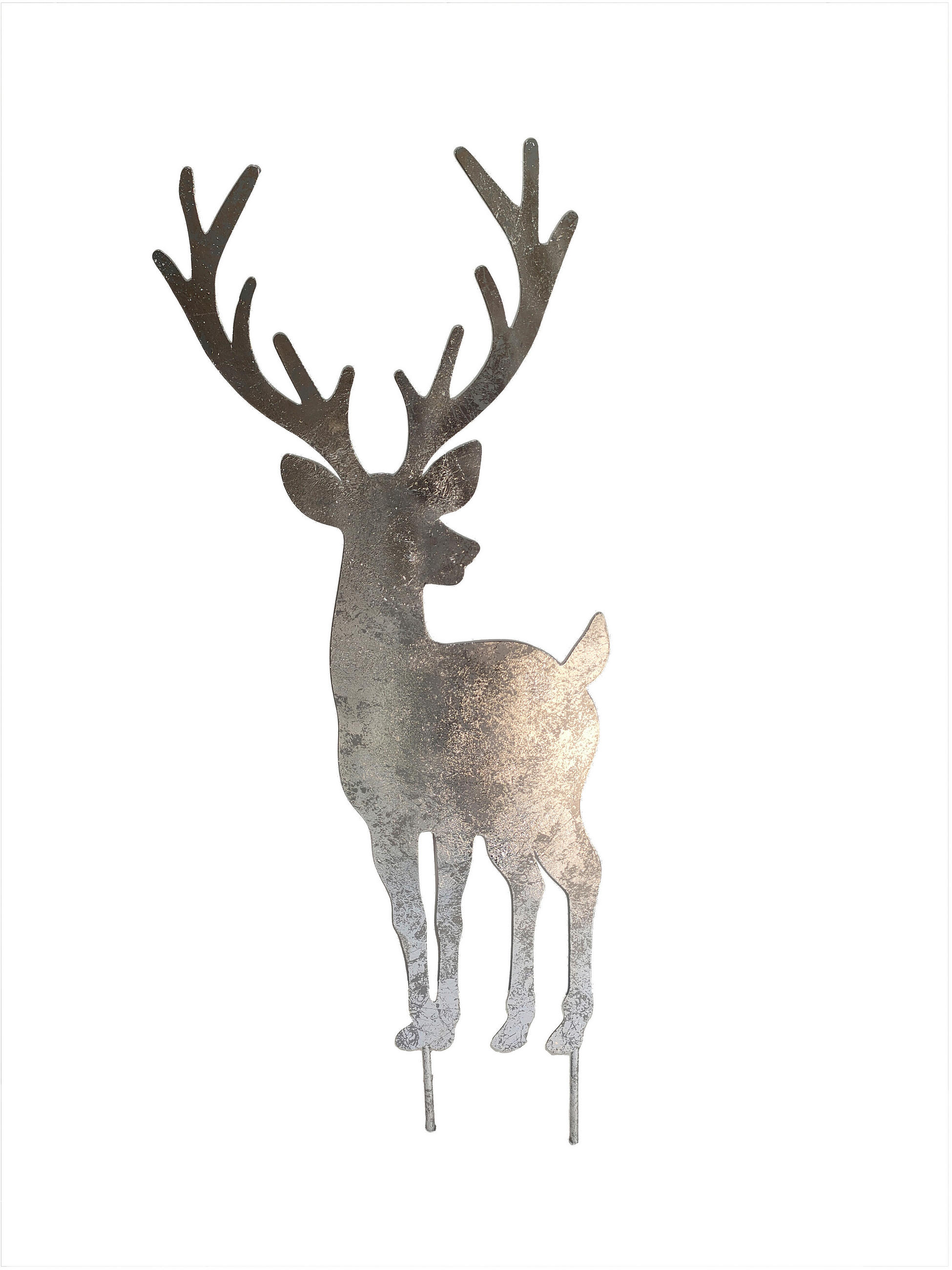 DEKORENTIER - Silberfarben, Lifestyle, Metall (31,5/98cm) - X-Mas