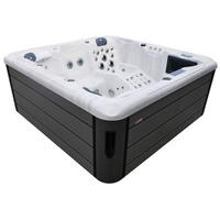 WHIRLPOOL Lucca  - Grauweiß, KONVENTIONELL, Kunststoff (220/220/95cm) - Sanotechnik