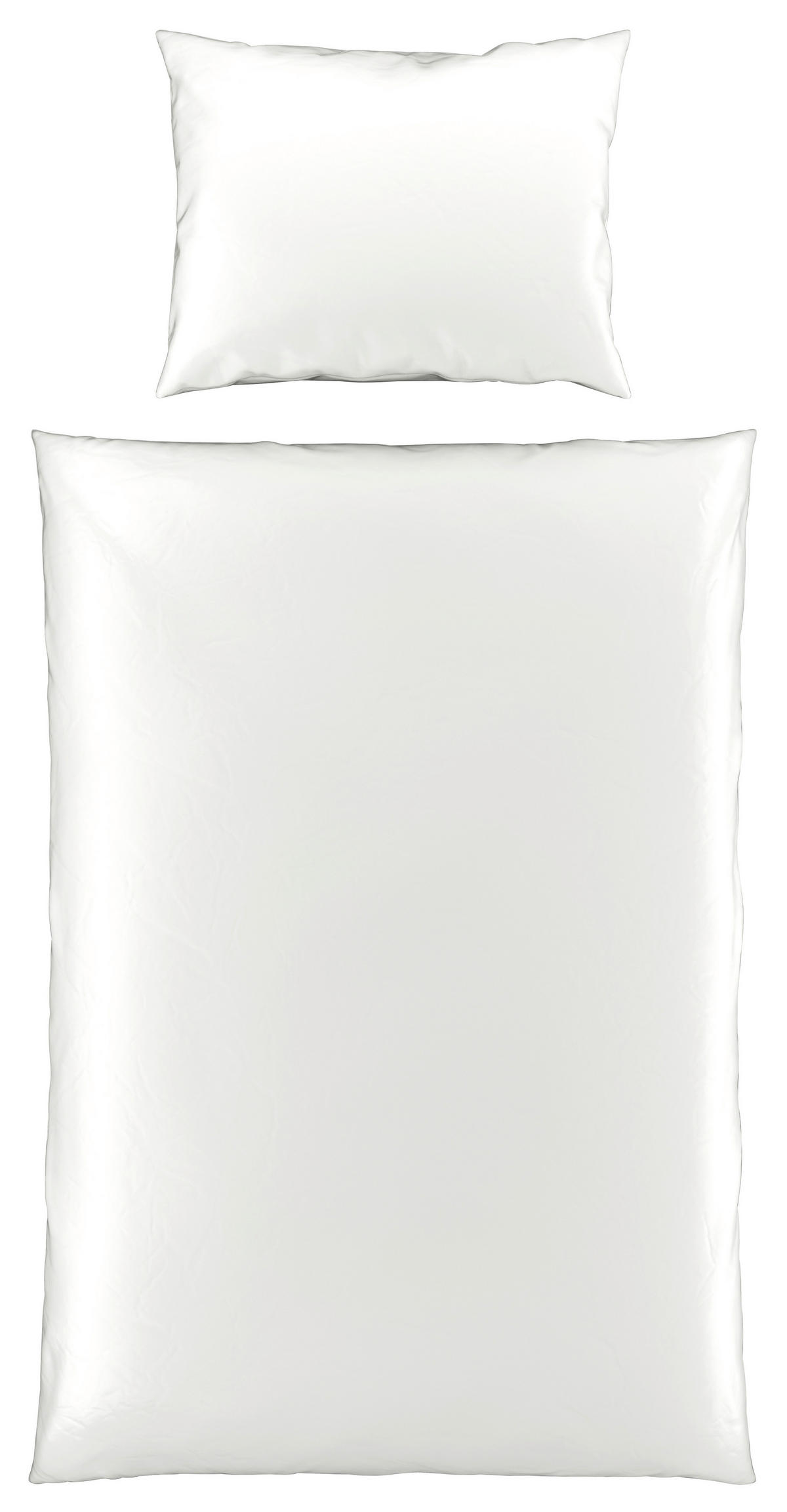 POSTELJNINA SAORI 140/200 cm saten ekru  - ekru, Basics, tekstil (140/200cm) - Novel