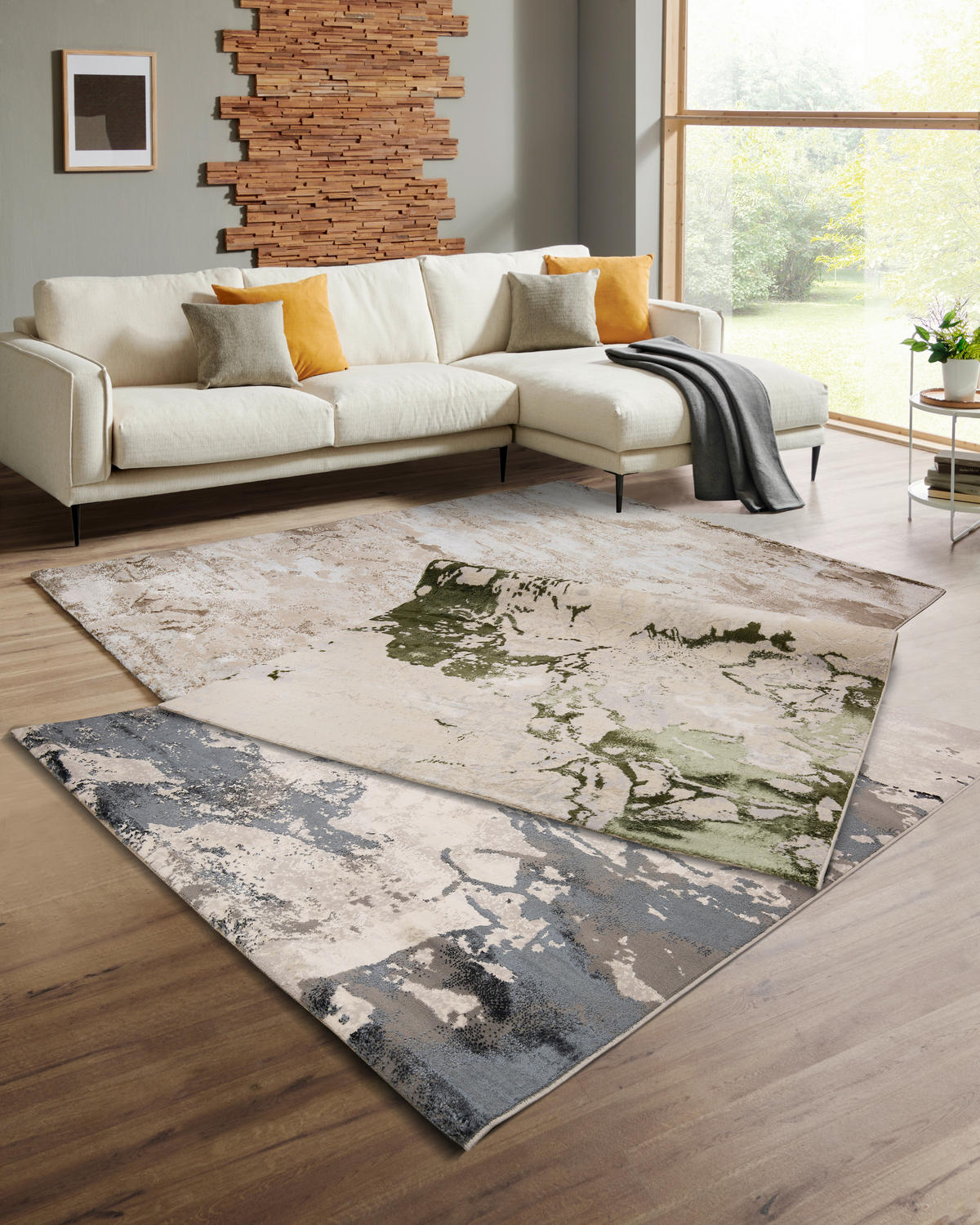 SZŐTT SZŐNYEG   - sötétkék, Design, textil (80/150cm) - Novel