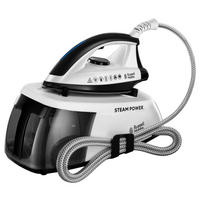 DAMPFBÜGELSTATION - Schwarz/Weiß, Basics, Kunststoff/Metall (23,0/30,0/41,0cm) - Russell Hobbs