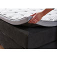 BOXSPRINGBETT 180/200 cm  in Anthrazit  - Anthrazit/Schwarz, KONVENTIONELL, Kunststoff/Textil (180/200cm) - Carryhome