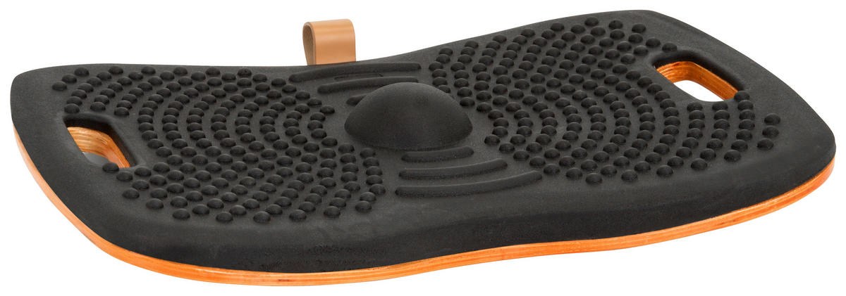 BALANCE BOARD - orange/svart, Basics, trämaterial/plast (50/5/35cm) - MID.YOU