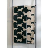 UTERÁK NA RUKY, 50/100 cm, čierna, béžová - čierna/béžová, Basics, textil (50/100cm) - Cawoe