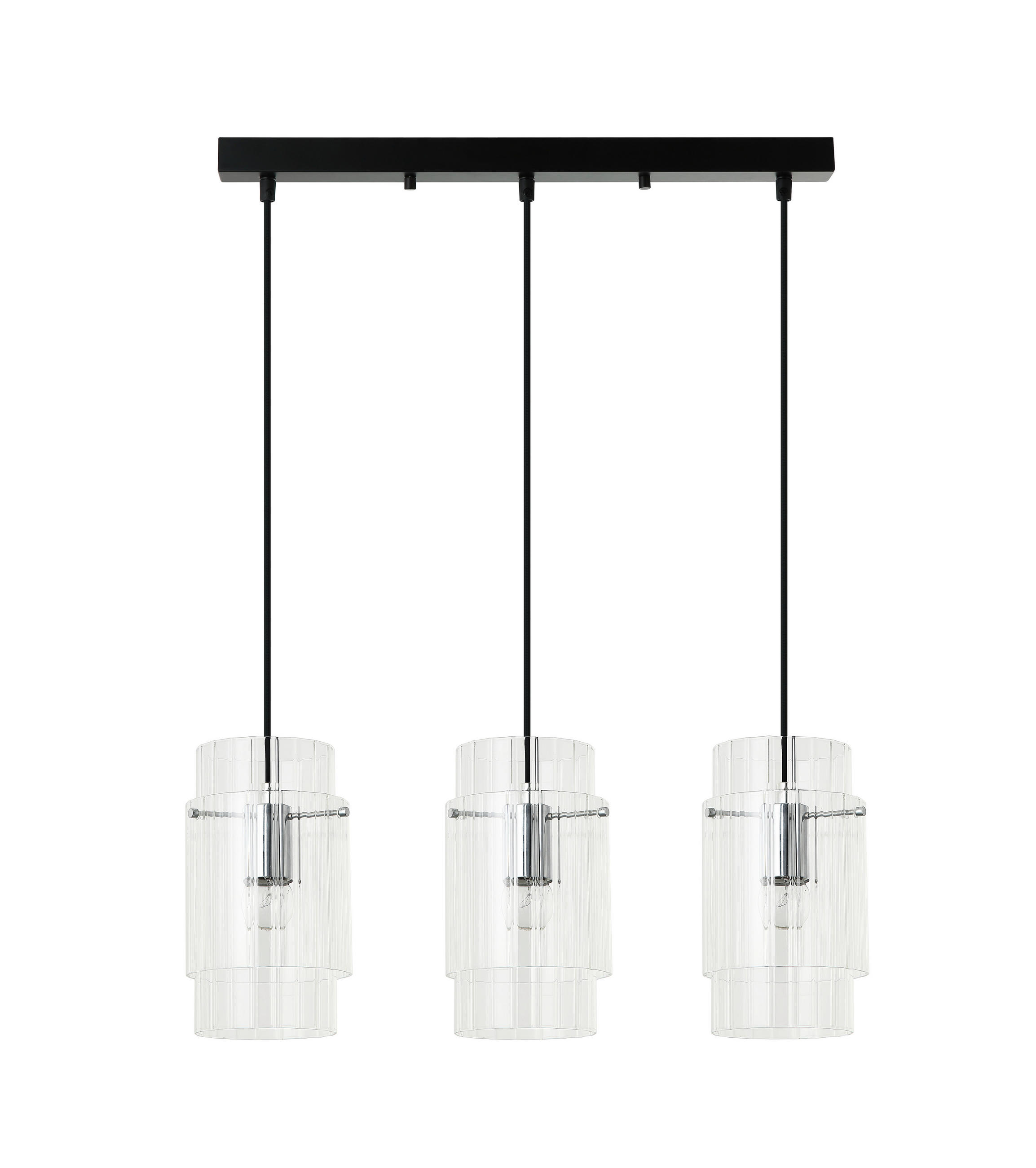 ZÁVĚSNÉ SVÍTIDLO, 58/14/120 cm  - průhledné, Basics, sklo (58/14/120cm)