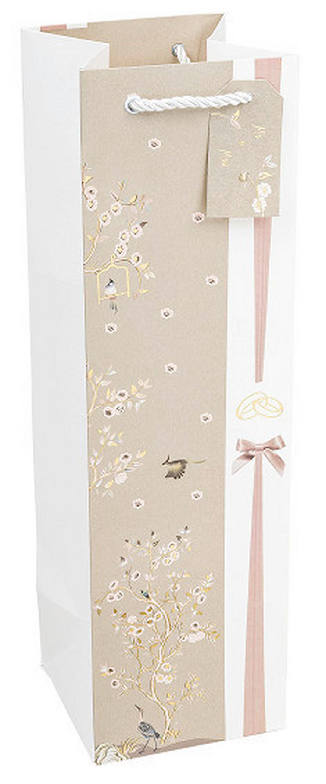 GESCHENKTASCHE  - Perlmutt, Basics, Papier (10,5/36/10,5cm)