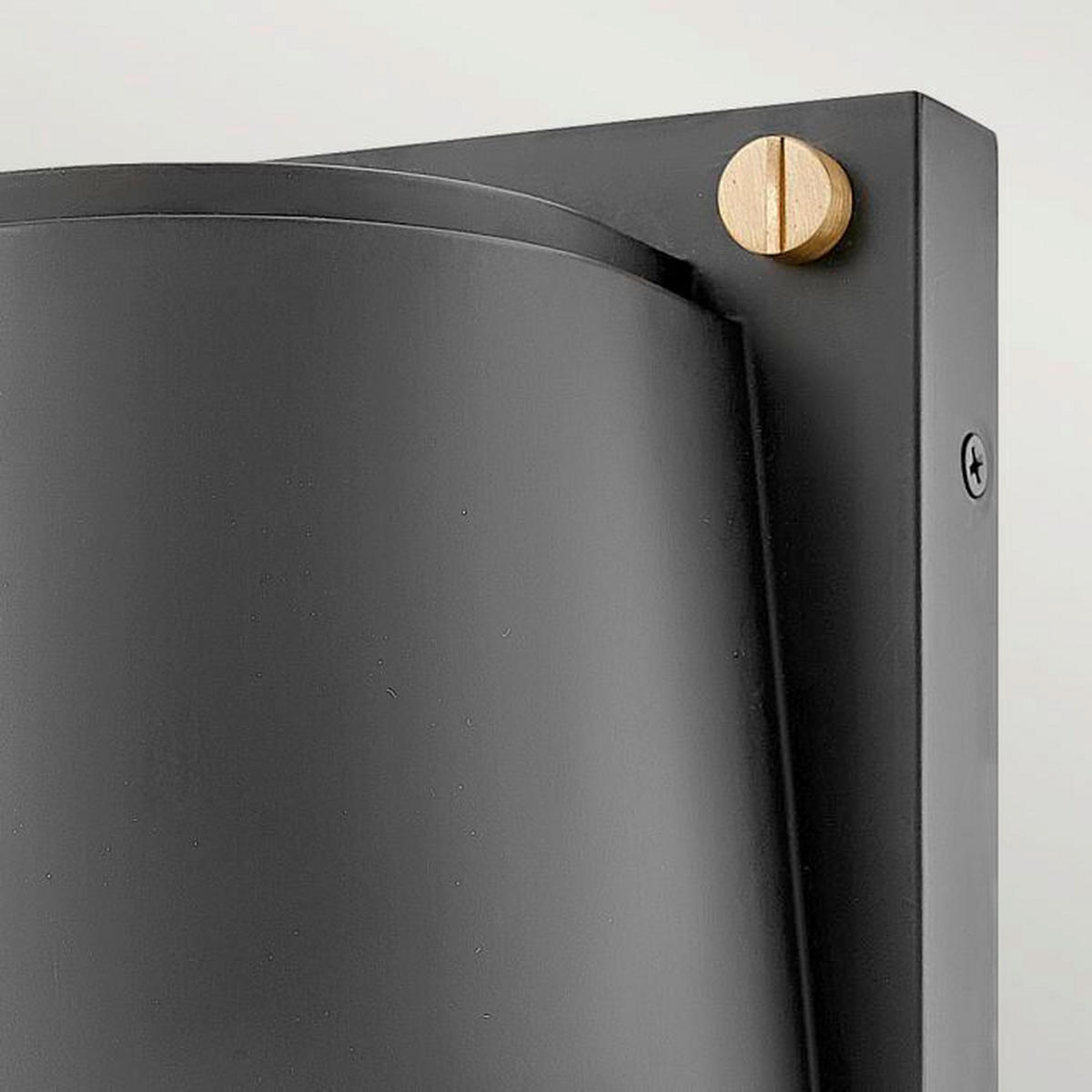 AUSSENWANDLEUCHTE - Schwarz, Konventionell, Kunststoff/Metall (12/16.5/16.5cm) - Elstead Lighting