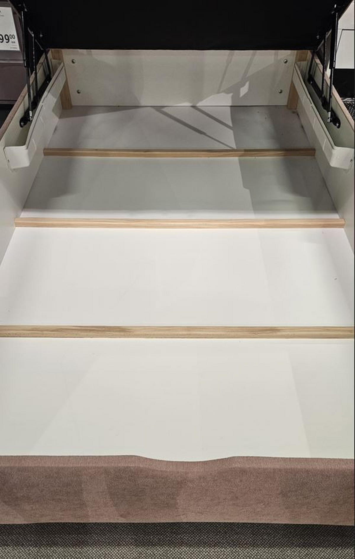 PAT BOXSPRING 120x200 cm  in roz  - argintiu/roz, Modern, textil - Hom`in