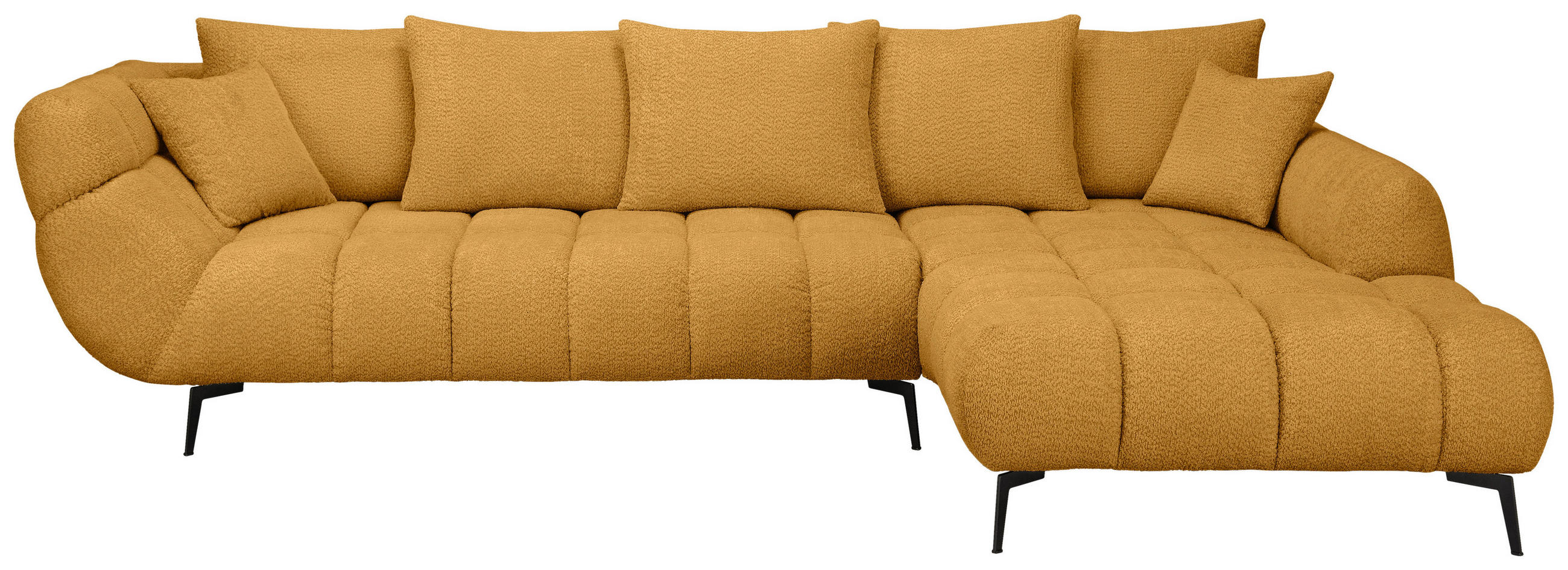 Carryhome Ecksofa Currygelb 318x217 cm