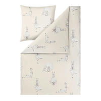 BETTWÄSCHE Impulse Makosatin 155/220 cm  - Naturfarben, Design, Textil (155/220cm) - Estella