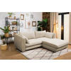 ECKSOFA in Struktur Beige  240/201 cm  - Beige/Schwarz, Design, Kunststoff/Textil (240/201cm) - MID.YOU