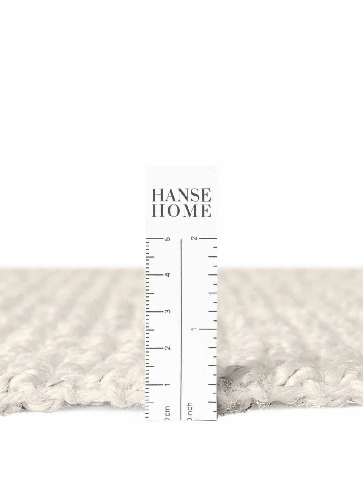 JUTETEPPICH 200 cm Bouclé Weiß rund  - Weiß, KONVENTIONELL, Textil (200cm) - Hanse Home