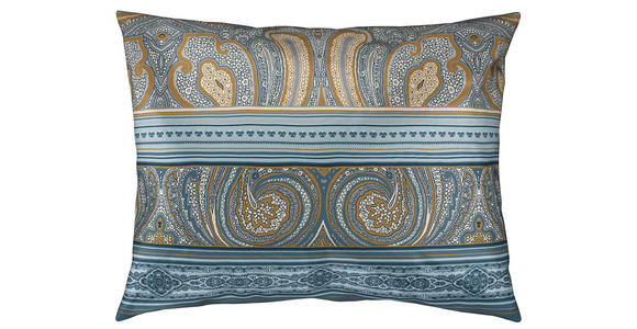 WENDEBETTWÄSCHE NATHANAEL Satin 140/200 cm - Blau, KONVENTIONELL, Textil (140/200cm) - Novel