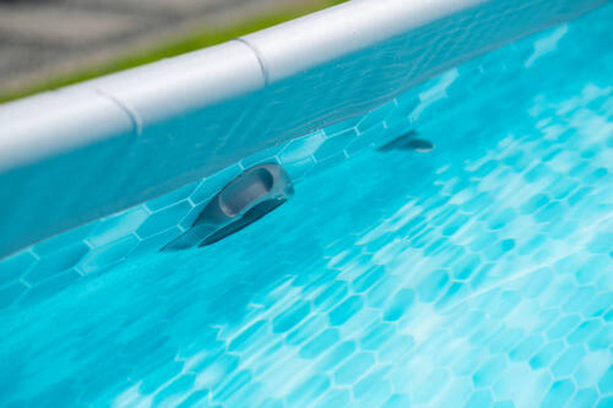 POOL-SET PGP4130739E-AN 200/100/400 cm  - Anthrazit, KONVENTIONELL, Kunststoff/Metall (200/100/400cm) - Ambia Garden