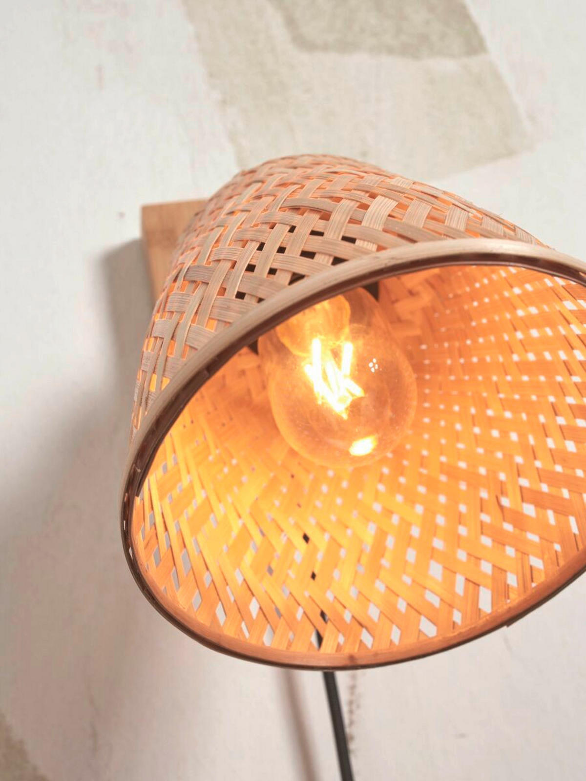 VÄGGLAMPA GOOD&MOJO  15/15/22 cm   - naturfärgad, Trend (15/15/22cm) - Good & Mojo