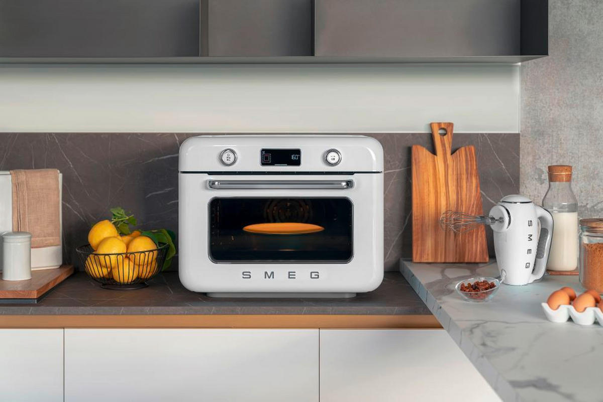 MINIBACKOFEN - Weiss Hochglanz, Trend, Kunststoff (50/40/51cm) - SMEG