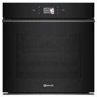 EINBAUBACKOFEN BBI98FPT2SK  - Silberfarben/Schwarz, Basics, Glas/Metall (59,5/59,5/54,9cm) - Bauknecht