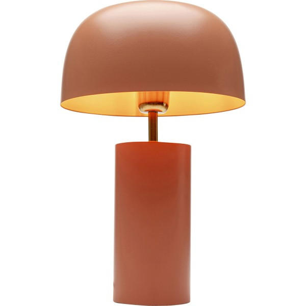 TISCHLEUCHTE 25/38/25 cm   - Terracotta/Goldfarben, Design, Metall (25/38/25cm) - Kare-Design