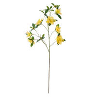 MŰNÖVÉNY - sárga/barna, Basics, műanyag (83cm)