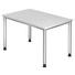 SCHREIBTISCH - Silberfarben/Grau, KONVENTIONELL, Holzwerkstoff/Metall (120/68 (76)/80cm) SCHREIBTISCH - Silberfarben/Grau, KONVENTIONELL, Holzwerkstoff/Metall (120/68 (76)/80cm)